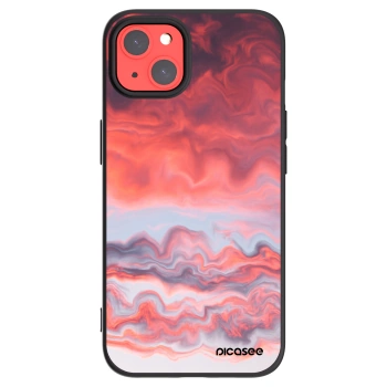 Picasee silikonový černý obal pro Apple iPhone 13 - Sunset