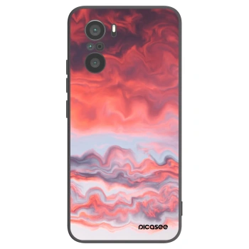 Picasee silikonový černý obal pro Xiaomi Poco F3 - Sunset
