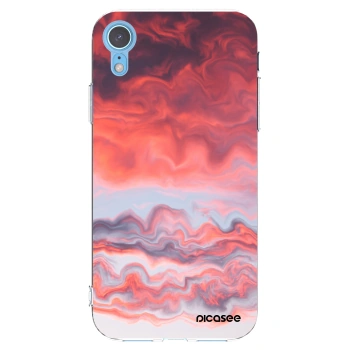 Picasee silikonový průhledný obal pro Apple iPhone XR - Sunset