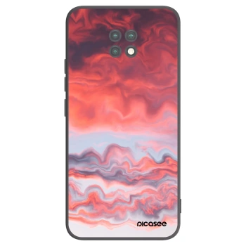 Picasee silikonový černý obal pro Xiaomi Redmi Note 9T - Sunset