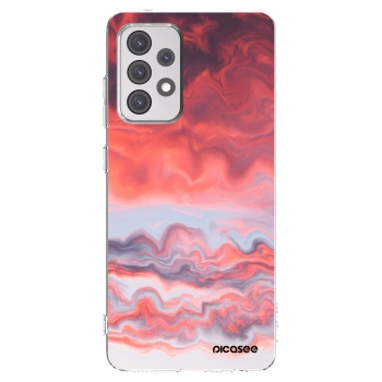 Picasee silikonový průhledný obal pro Samsung Galaxy A52s 5G A528B - Sunset