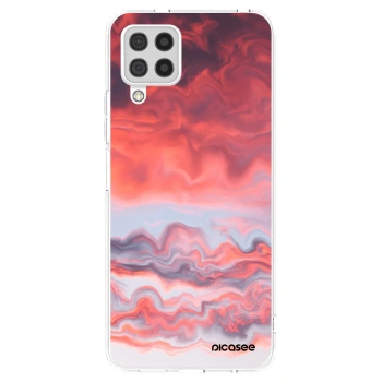 Picasee silikonový průhledný obal pro Samsung Galaxy A22 A225F 4G - Sunset