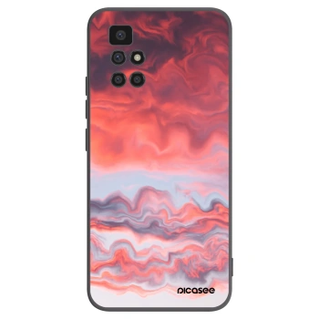 Picasee silikonový černý obal pro Xiaomi Redmi 10 - Sunset