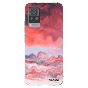 Picasee silikonový průhledný obal pro Vivo X60 Pro 5G - Sunset