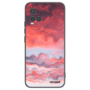 Picasee silikonový černý obal pro Vivo Y33s - Sunset