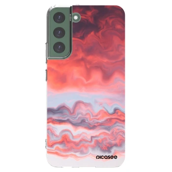 Picasee silikonový průhledný obal pro Samsung Galaxy S22+ 5G - Sunset