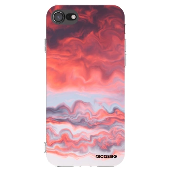 Picasee silikonový průhledný obal pro Apple iPhone SE 2022 - Sunset