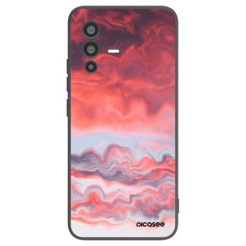 Picasee silikonový černý obal pro Vivo V23 5G - Sunset