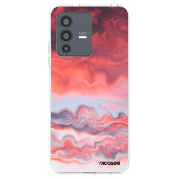 Picasee silikonový průhledný obal pro Vivo V23 5G - Sunset