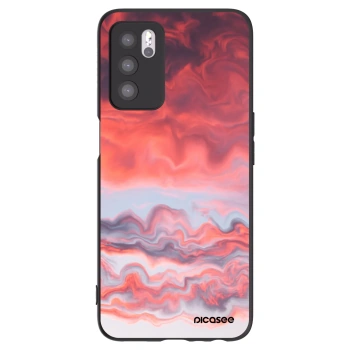 Picasee silikonový černý obal pro OPPO A16s - Sunset