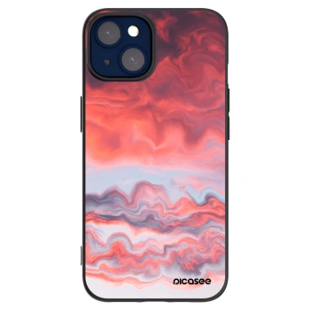 Picasee silikonový černý obal pro Apple iPhone 14 - Sunset