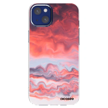 Picasee silikonový průhledný obal pro Apple iPhone 14 Plus - Sunset