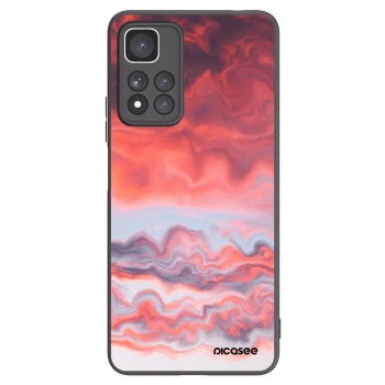 Picasee silikonový černý obal pro Xiaomi Redmi Note 11 Pro+ 5G - Sunset