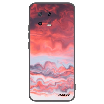 Picasee silikonový černý obal pro Xiaomi 13 Pro - Sunset