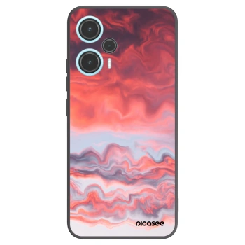 Picasee silikonový černý obal pro Xiaomi Poco F5 - Sunset
