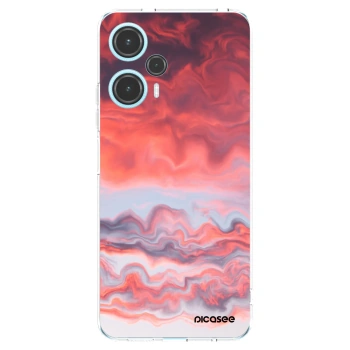 Picasee silikonový průhledný obal pro Xiaomi Poco F5 - Sunset
