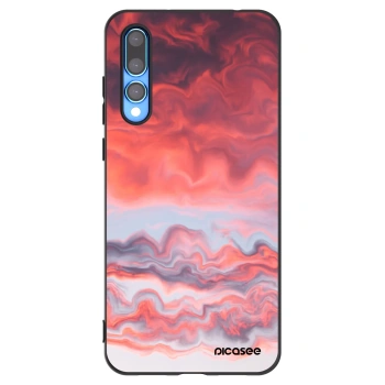 Picasee silikonový černý obal pro Huawei P20 Pro - Sunset