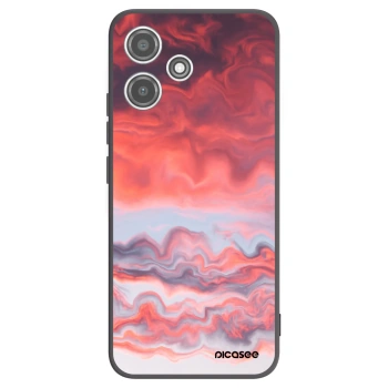 Picasee silikonový černý obal pro Xiaomi Redmi 12 5G - Sunset