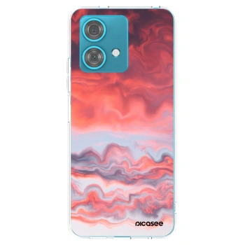Picasee silikonový průhledný obal pro Motorola Edge 40 Neo - Sunset