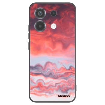 Picasee silikonový černý obal pro Xiaomi Poco X6 - Sunset