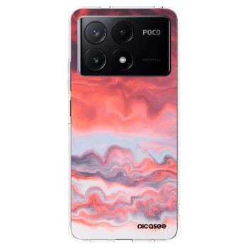 Picasee silikonový průhledný obal pro Xiaomi Poco X6 Pro - Sunset