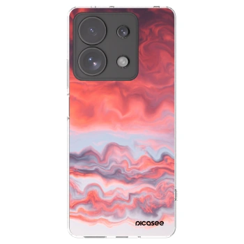 Picasee silikonový průhledný obal pro Xiaomi Redmi Note 13 Pro 4G - Sunset
