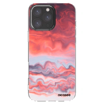 Picasee silikonový průhledný obal pro Apple iPhone 16 Pro Max - Sunset