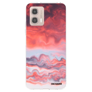 Picasee silikonový průhledný obal pro Motorola Moto G53 5G - Sunset