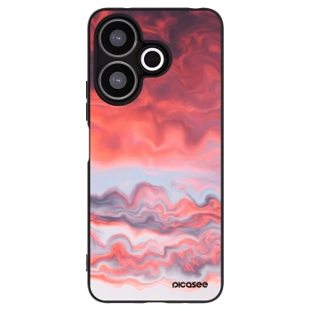 Picasee silikonový černý obal pro Xiaomi Redmi 13 4G - Sunset