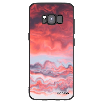 Picasee silikonový černý obal pro Samsung Galaxy S8 G950F - Sunset