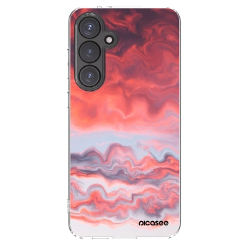Picasee silikonový průhledný obal pro Samsung Galaxy S24 FE S721B - Sunset