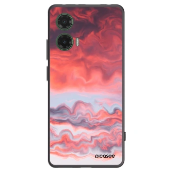 Picasee silikonový černý obal pro Motorola Moto G35 5G - Sunset