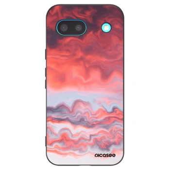 Picasee silikonový černý obal pro Google Pixel 8a - Sunset