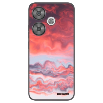 Picasee silikonový černý obal pro Xiaomi Poco F6 - Sunset