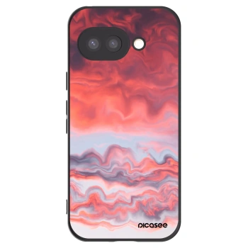 Picasee silikonový černý obal pro Google Pixel 9a - Sunset