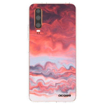 Picasee silikonový průhledný obal pro Huawei P30 - Sunset