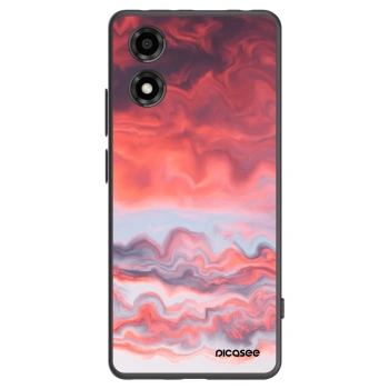 Picasee silikonový černý obal pro Motorola Moto E14 - Sunset