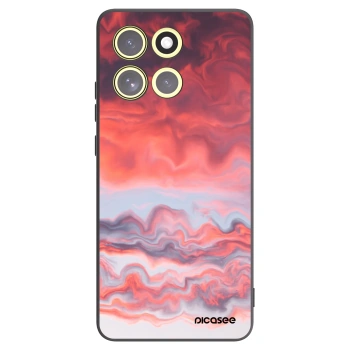 Picasee silikonový černý obal pro Motorola Moto G86 5G - Sunset
