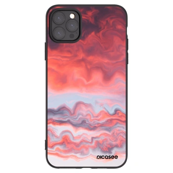 Picasee silikonový černý obal pro Apple iPhone 11 Pro Max - Sunset