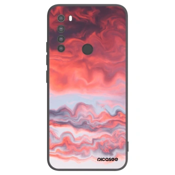 Picasee silikonový černý obal pro Xiaomi Redmi Note 8 - Sunset