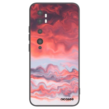 Picasee silikonový černý obal pro Xiaomi Mi Note 10 (Pro) - Sunset