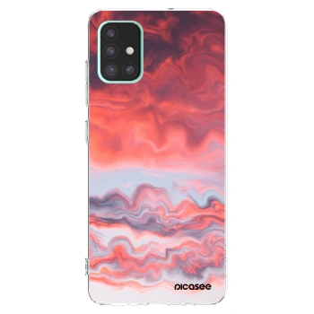 Picasee silikonový průhledný obal pro Samsung Galaxy A51 A515F - Sunset