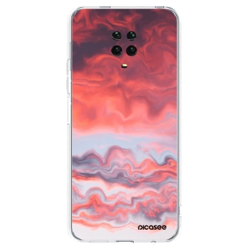 Picasee silikonový průhledný obal pro Xiaomi Redmi Note 9S - Sunset