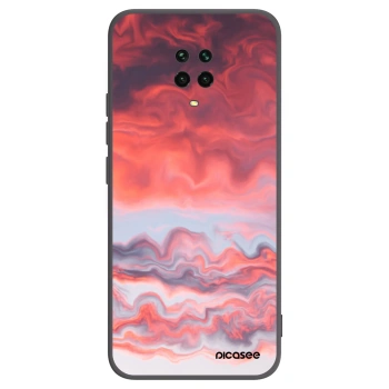 Picasee silikonový černý obal pro Xiaomi Redmi Note 9S - Sunset
