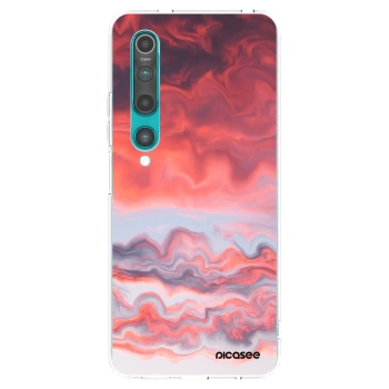 Picasee silikonový průhledný obal pro Xiaomi Mi 10 - Sunset