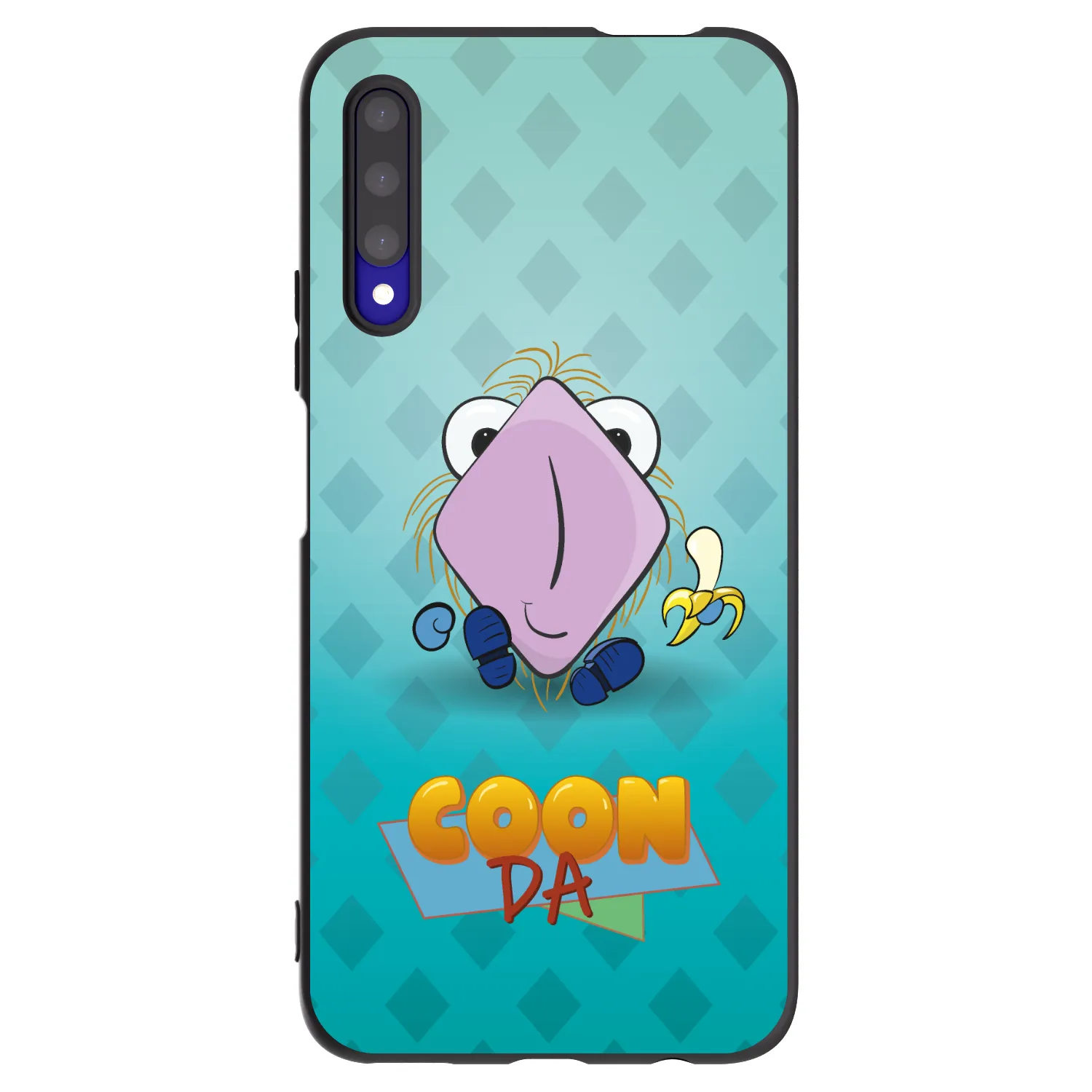 Picasee silikonový černý obal pro Honor 9X Pro - COONDA chlupatka světlá
