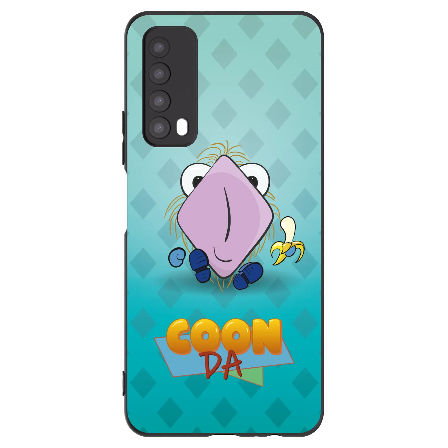 Picasee silikonový černý obal pro Huawei P Smart 2021 - COONDA chlupatka světlá