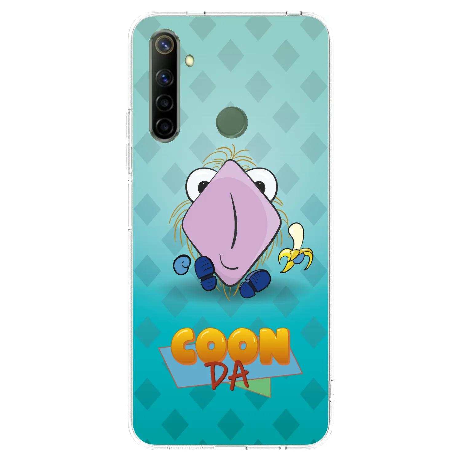 Picasee silikonový průhledný obal pro Realme 6i - COONDA chlupatka světlá