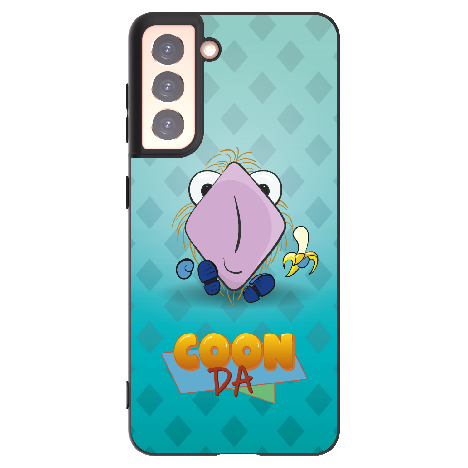 Picasee silikonový černý obal pro Samsung Galaxy S21 5G G991B - COONDA chlupatka světlá