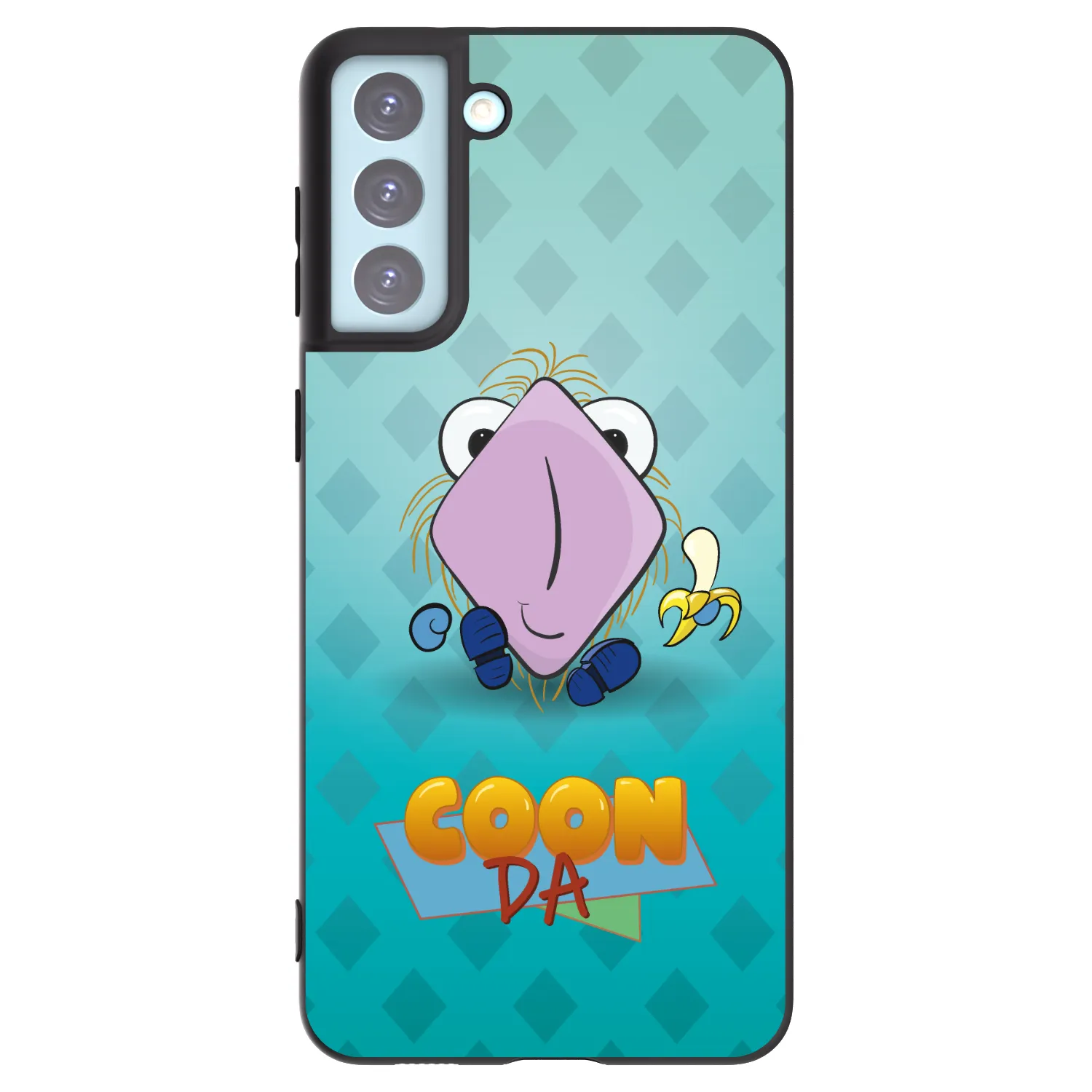 Picasee silikonový černý obal pro Samsung Galaxy S21+ 5G G996F - COONDA chlupatka světlá